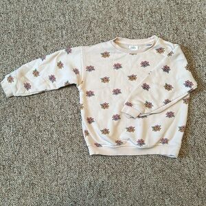 Zara Girl Floral Sweatshirt